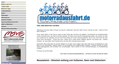 Desktop Screenshot of motorradausfahrt.de